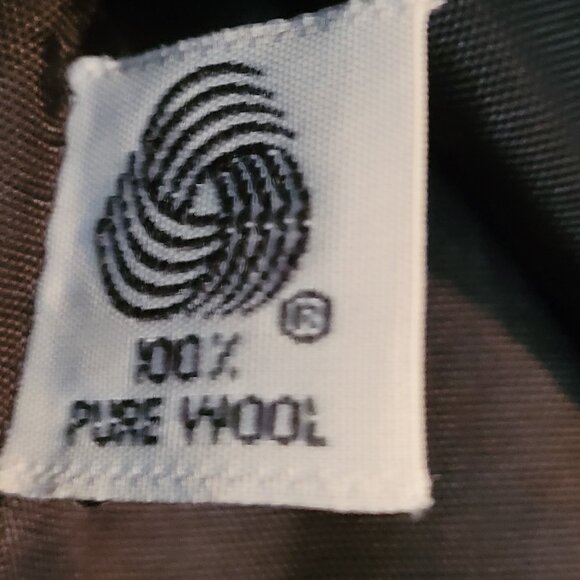 Vintage Talbots double-breasted blazer in black wool gold-toned buttons sz 10 - Picture 4 of 7